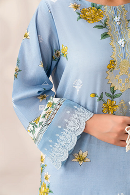 Amelie — Powder Blue Floral 3-Piece Set