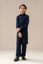Boys - Classic Kameez Trouser | Navy Blue