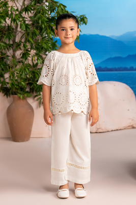 Schiffli Co-ord | Lemon