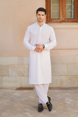 SHALWAR KAMEEZ FOR MEN | VANILLA WHITE