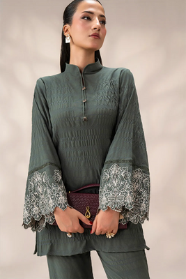 Olivia — Olive Embroidered Co-ord Set