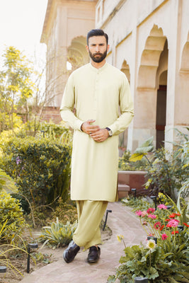 SHALWAR KAMEEZ FOR MEN | CREAMY WHITE