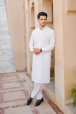 SHALWAR KAMEEZ FOR MEN | VANILLA WHITE