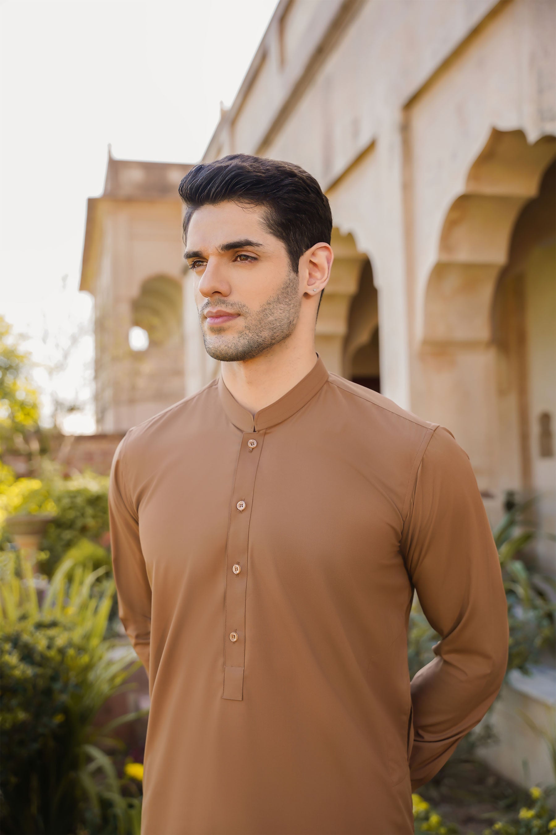 SHALWAR KAMEEZ FOR MEN | COFFEE BROWN