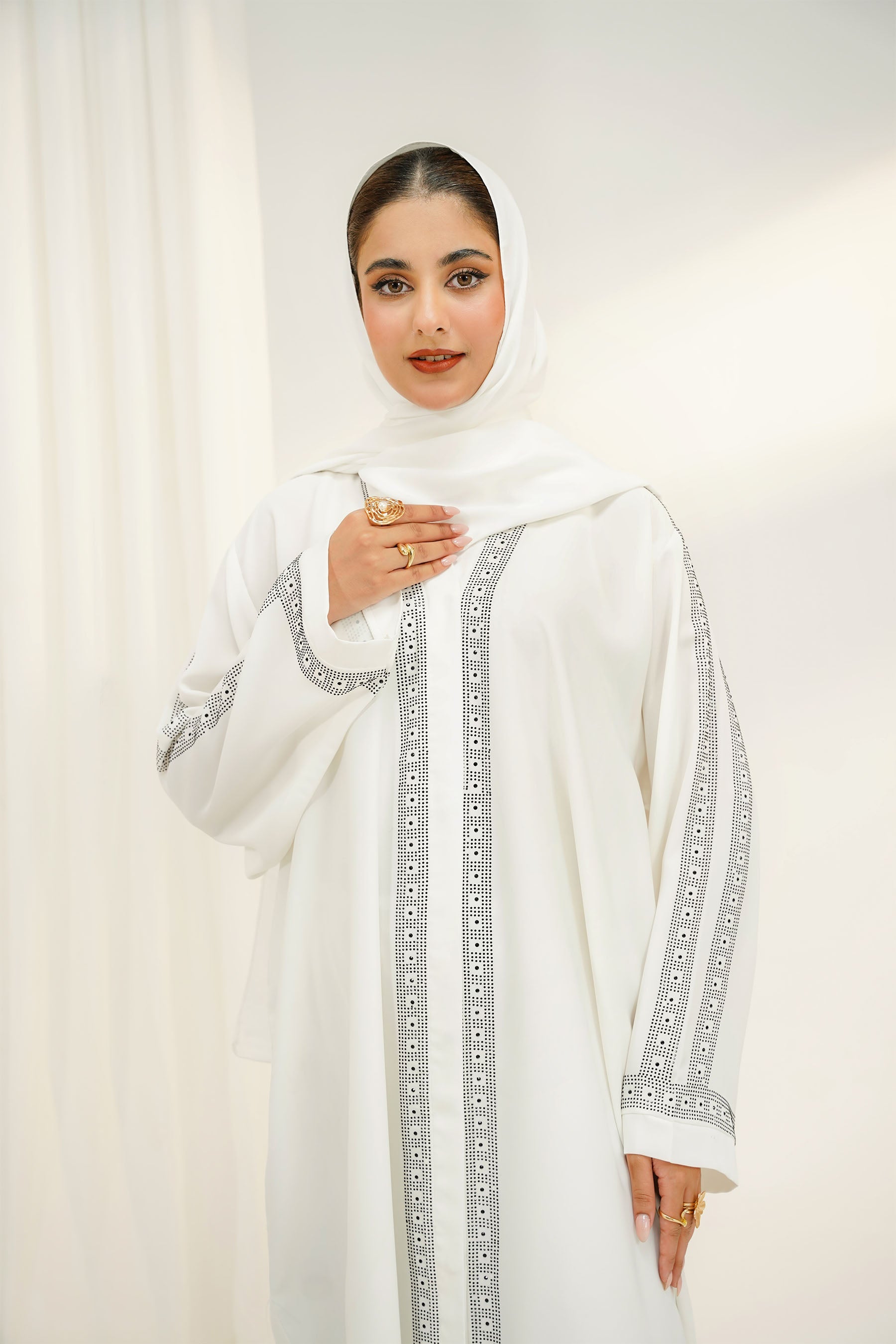 Noor Abaya | Buttoned Up