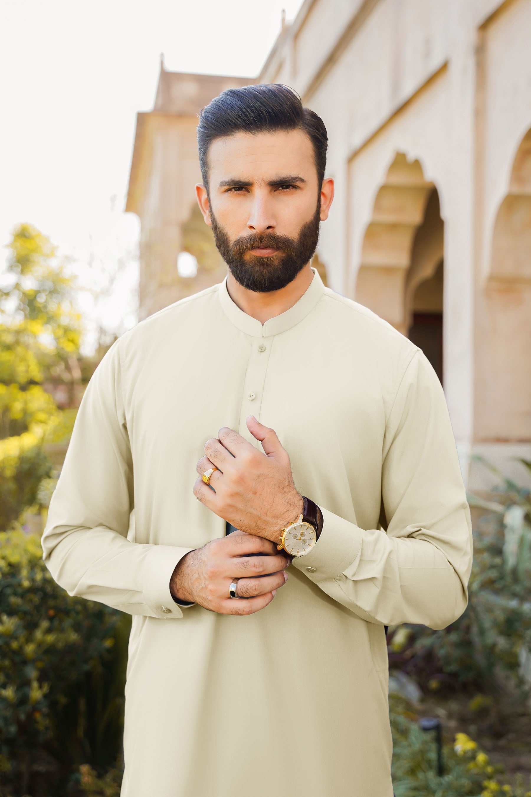 SHALWAR KAMEEZ FOR MEN | CREAMY WHITE
