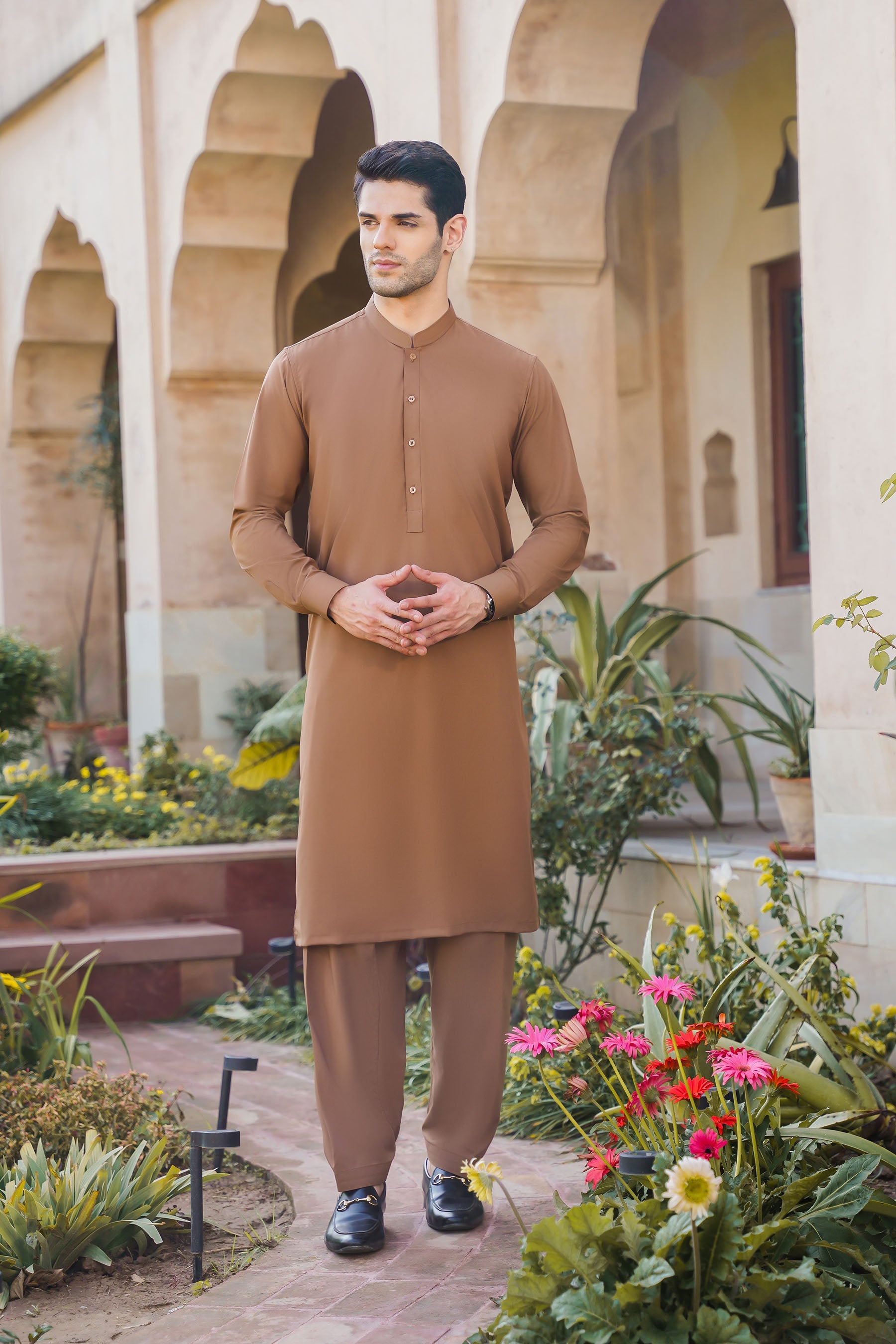 SHALWAR KAMEEZ FOR MEN | COFFEE BROWN
