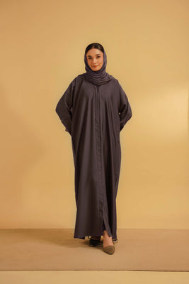 Basic Pleat Abaya | Lavender