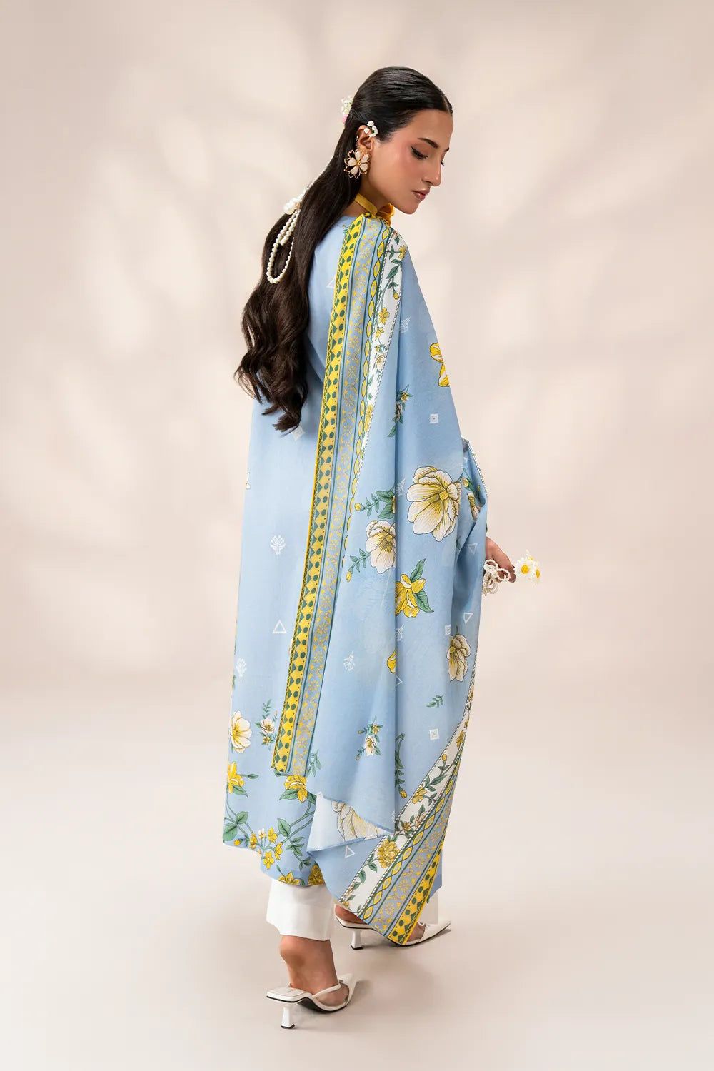 Amelie — Powder Blue Floral 3-Piece Set