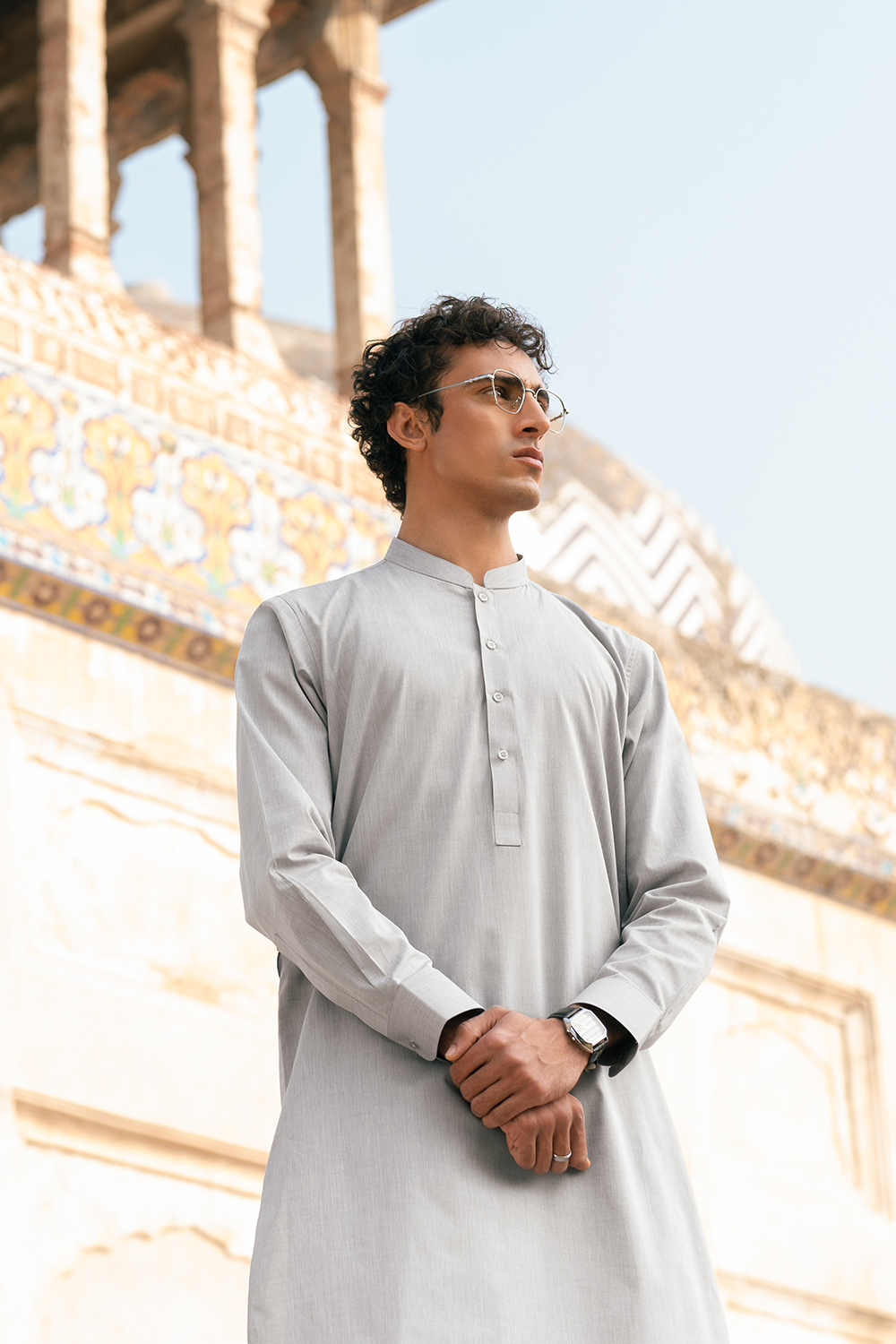 Grey Cotton | Shalwar Kameez