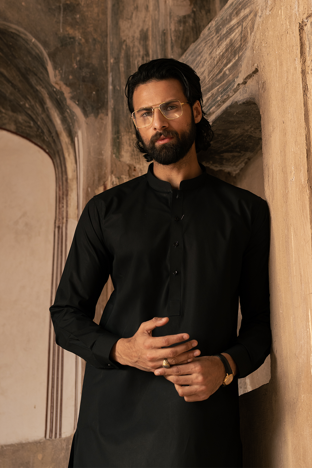 Black Cotton | Shalwar Kameez
