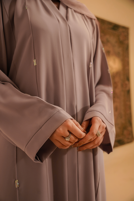 Embellished Abaya | Lilac