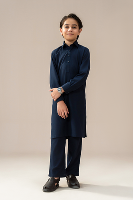 Boys - Classic Kameez Trouser | Navy Blue