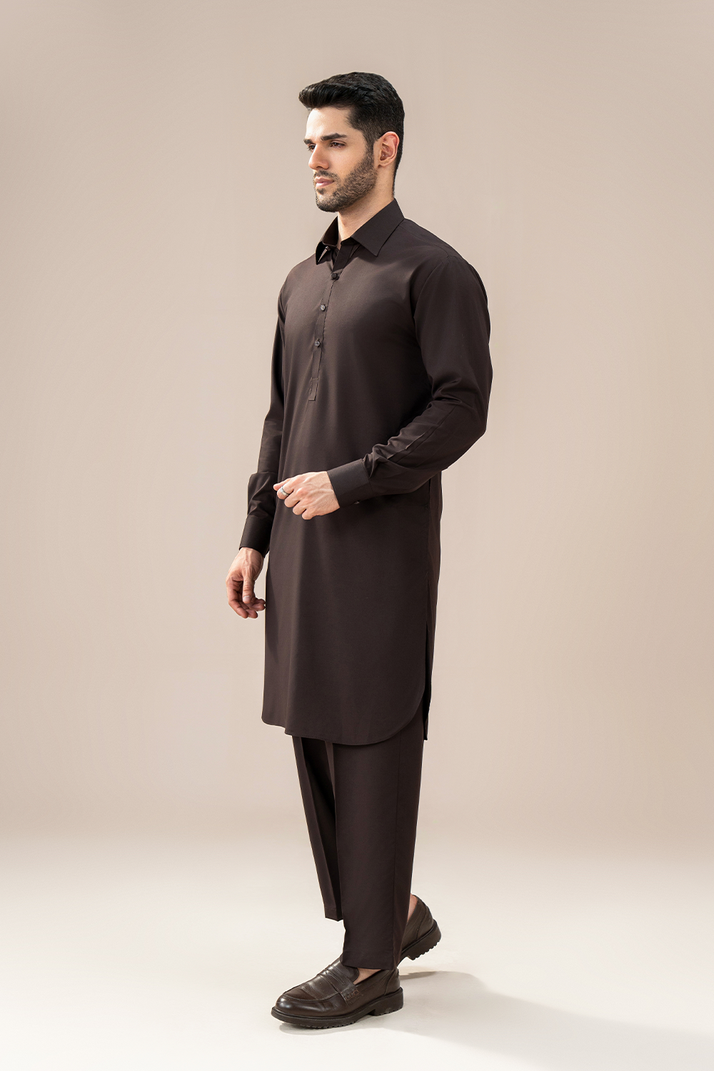 Chocolate Brown| Kameez Trouser