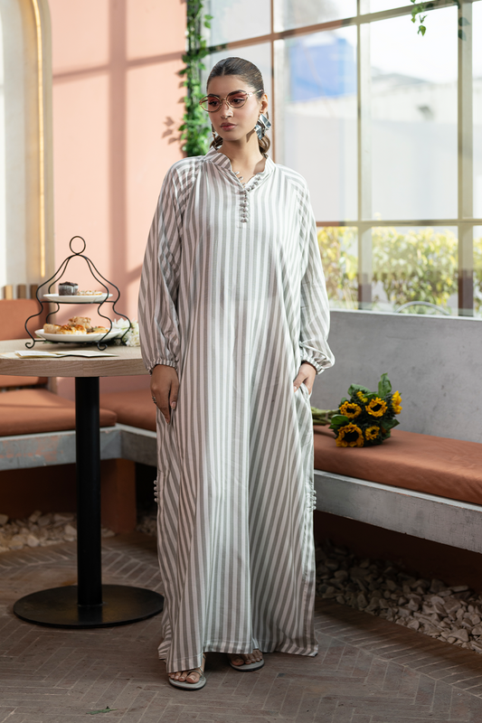 Sage Stripped - Kaftan 1000