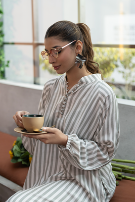 Sage Stripped - Kaftan