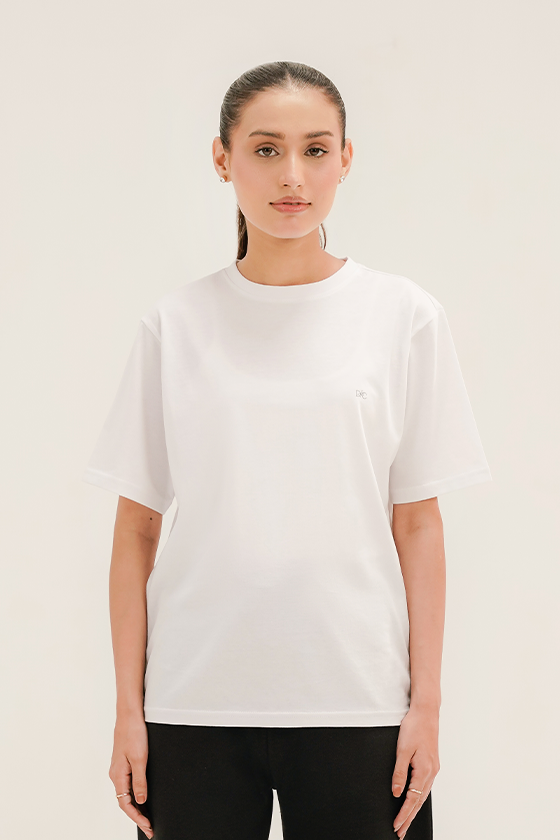 Women - Basic White T-Shirt