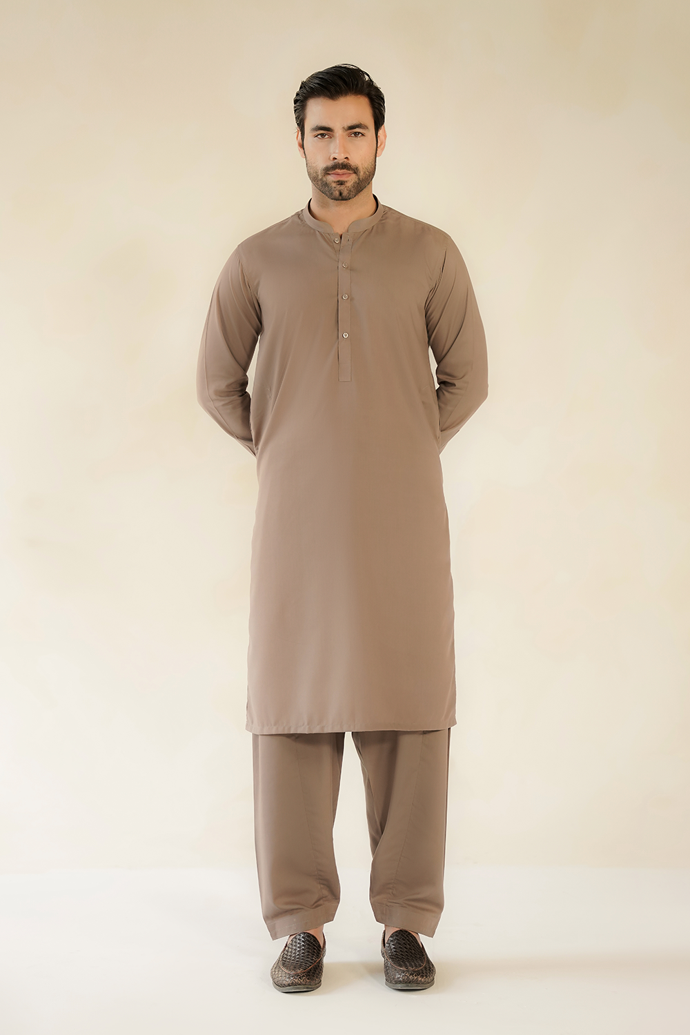 MEN SHALWAR KAMEEZ | AUBURN BROWN