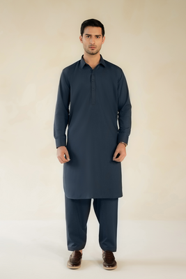 MEN SHALWAR KAMEEZ  | NAVY