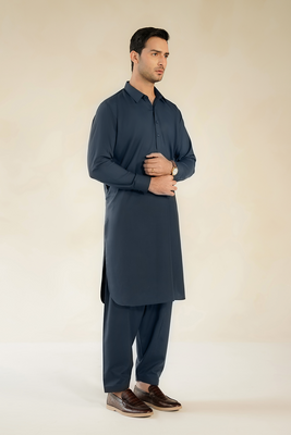 MEN SHALWAR KAMEEZ  | NAVY