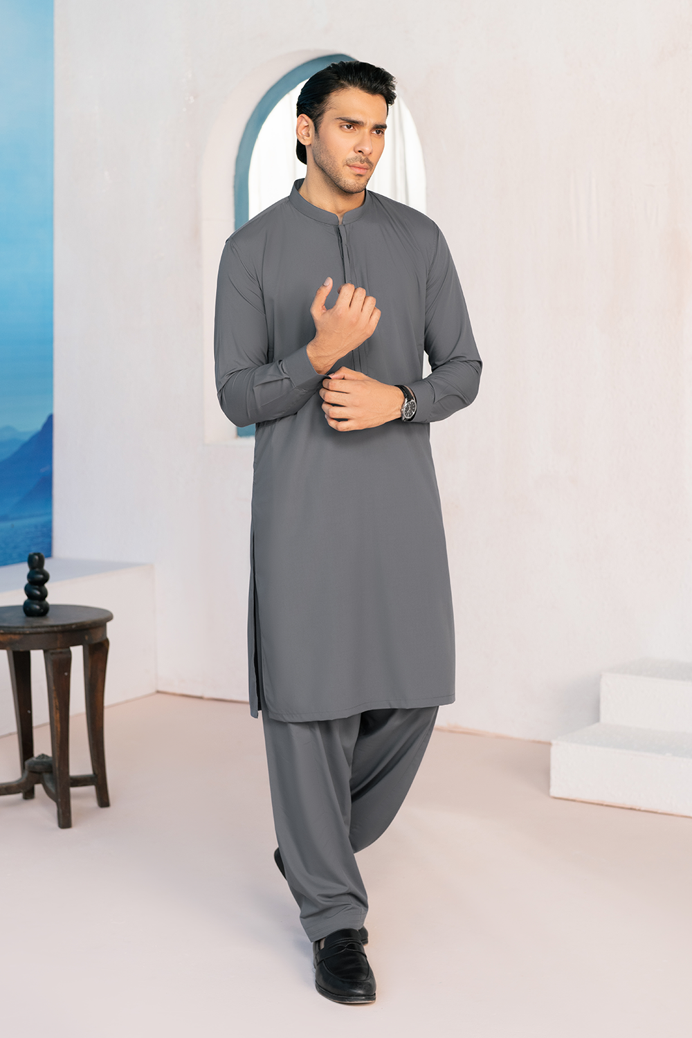Slate Grey | Shalwar Kameez