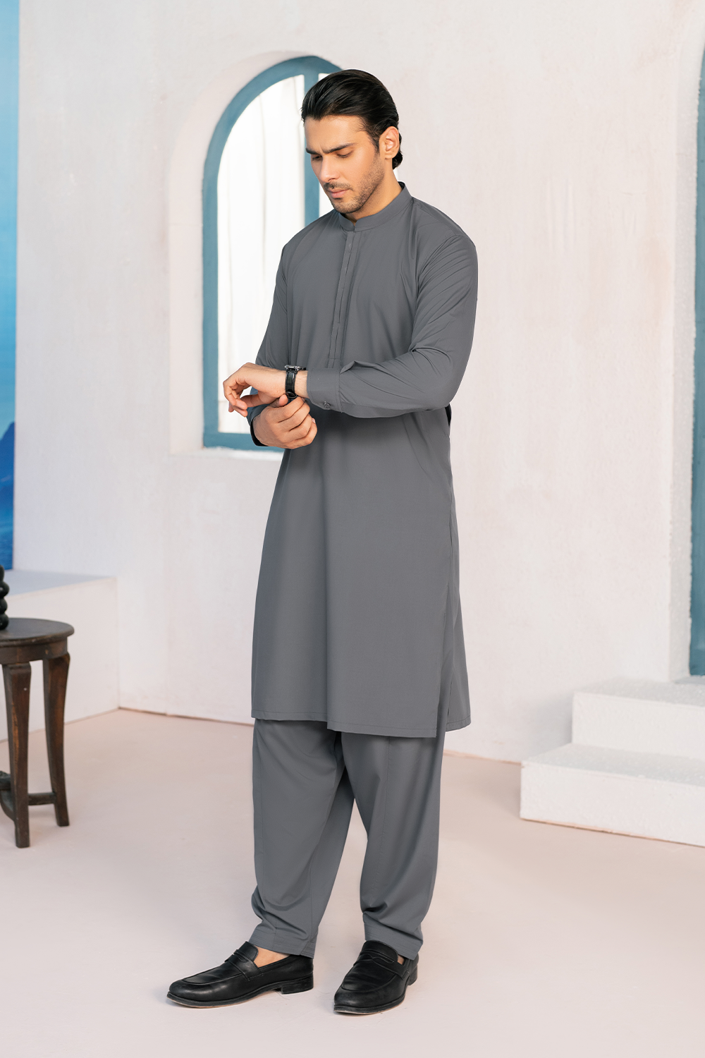 Slate Grey | Shalwar Kameez