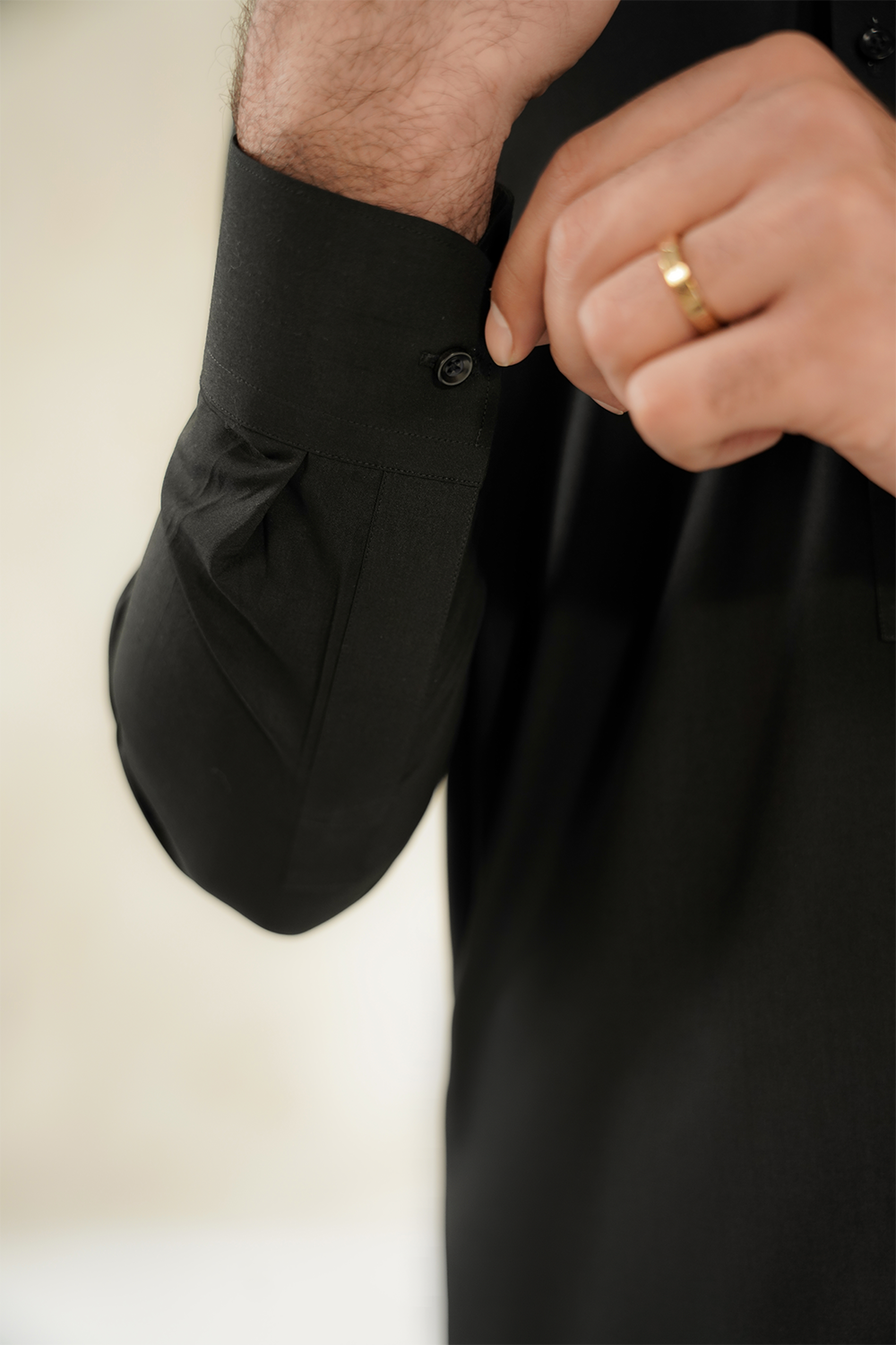 MEN SHALWAR KAMEEZ  | MIDNIGHT BLACK