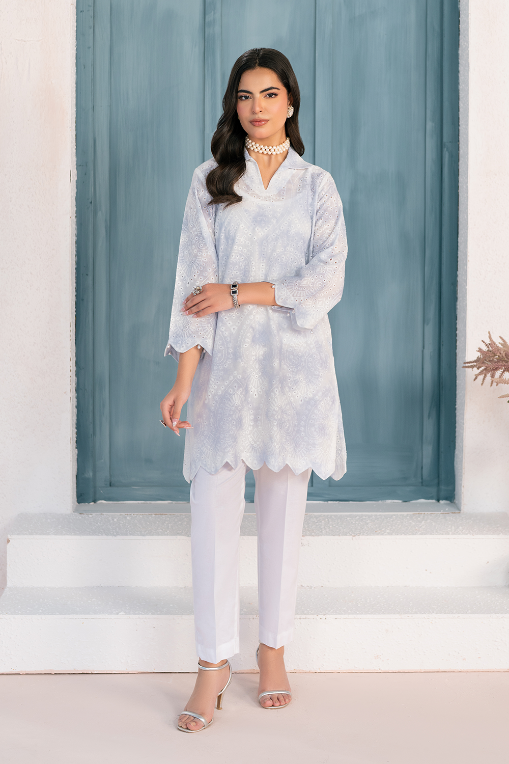 Chikankari Tie & Dye | Co-ord Set