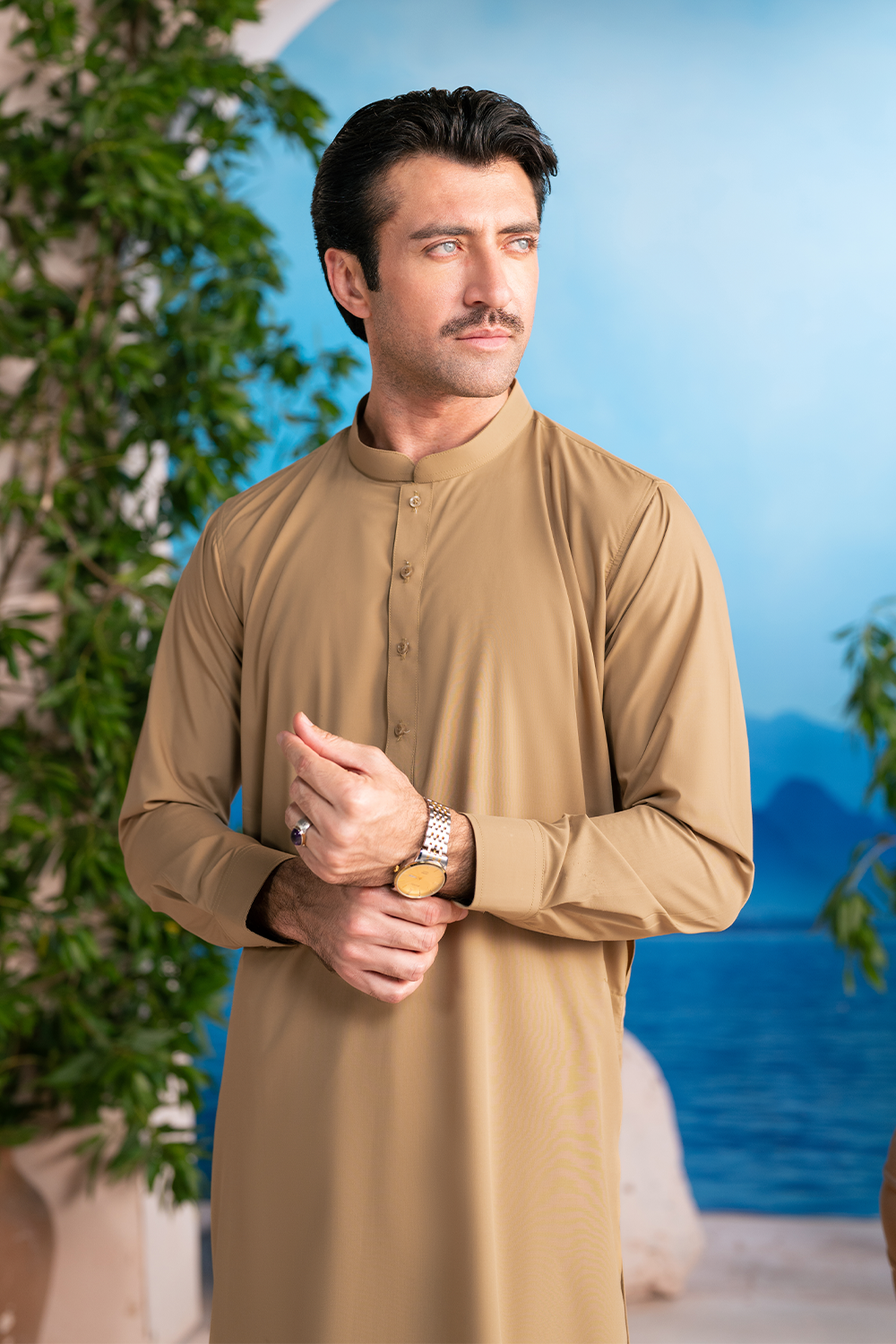 Camel Brown | Shalwar Kameez
