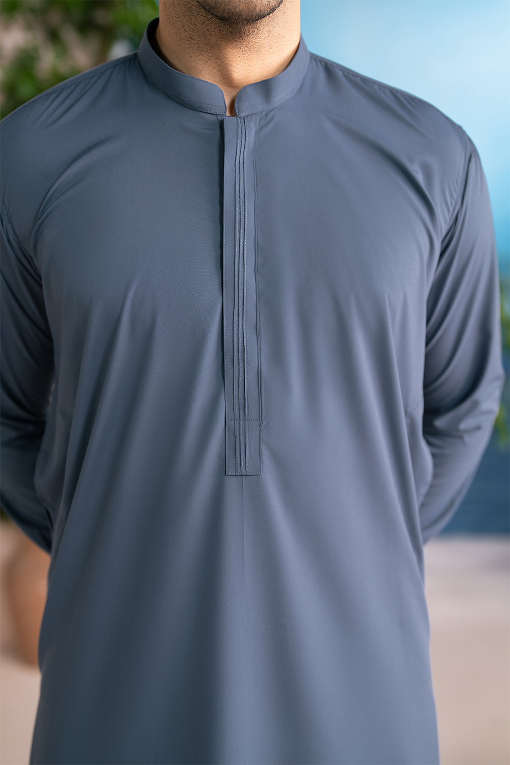 Steel Blue | Shalwar Kameez