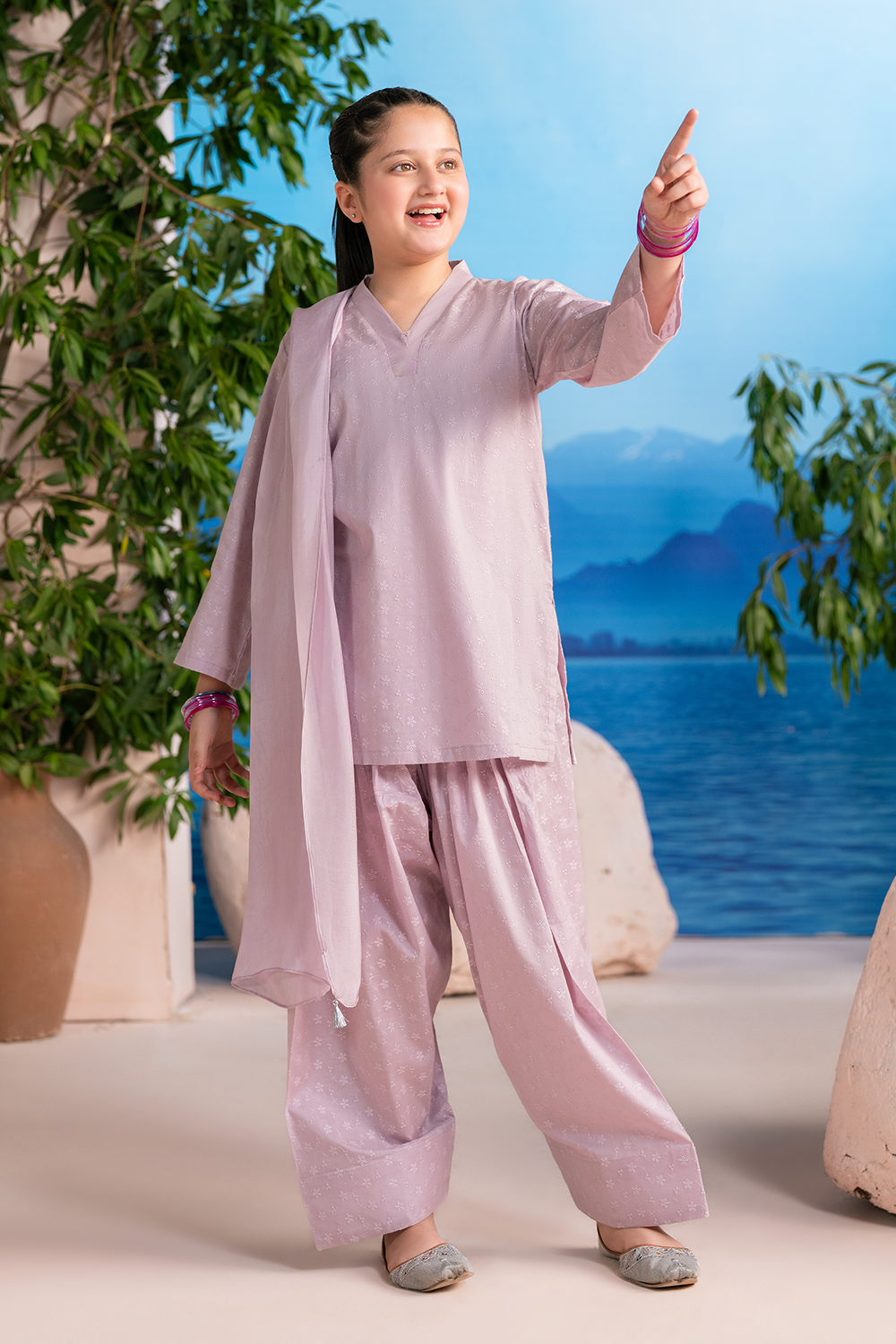 ChikanKari 3PC | Lilac