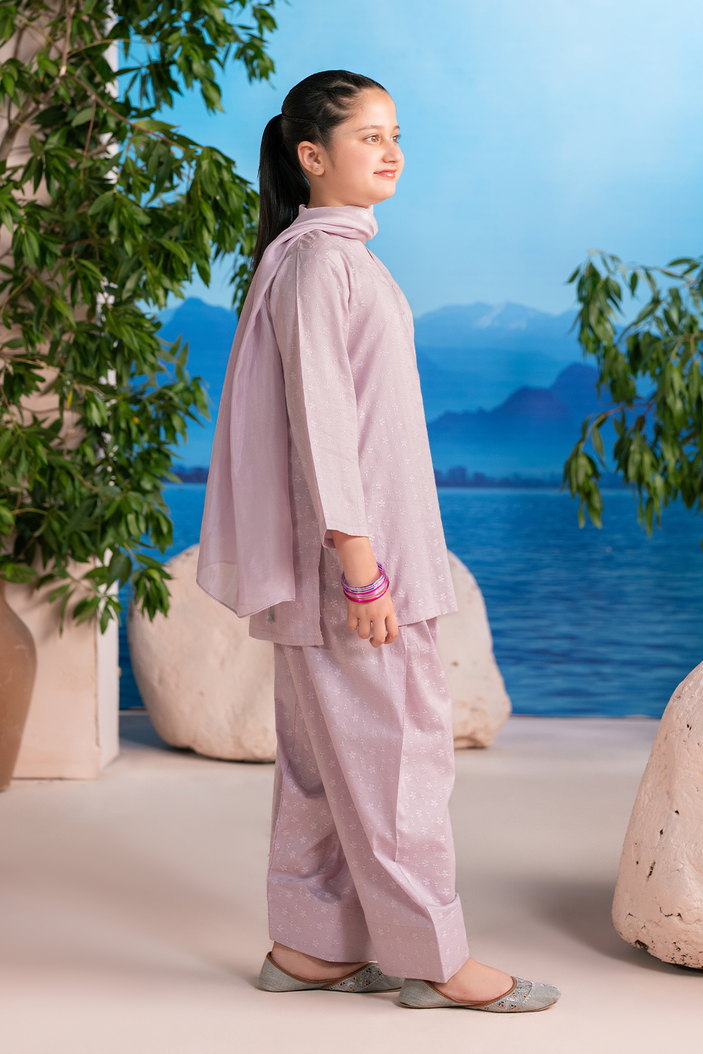 ChikanKari 3PC | Lilac