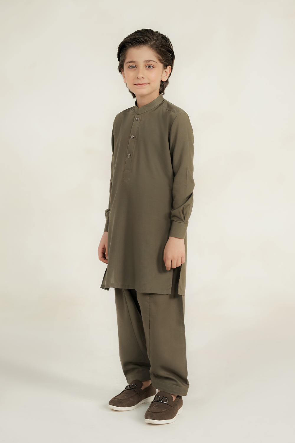 KIDS SHALWAR KAMEEZ | MOCHA BROWN