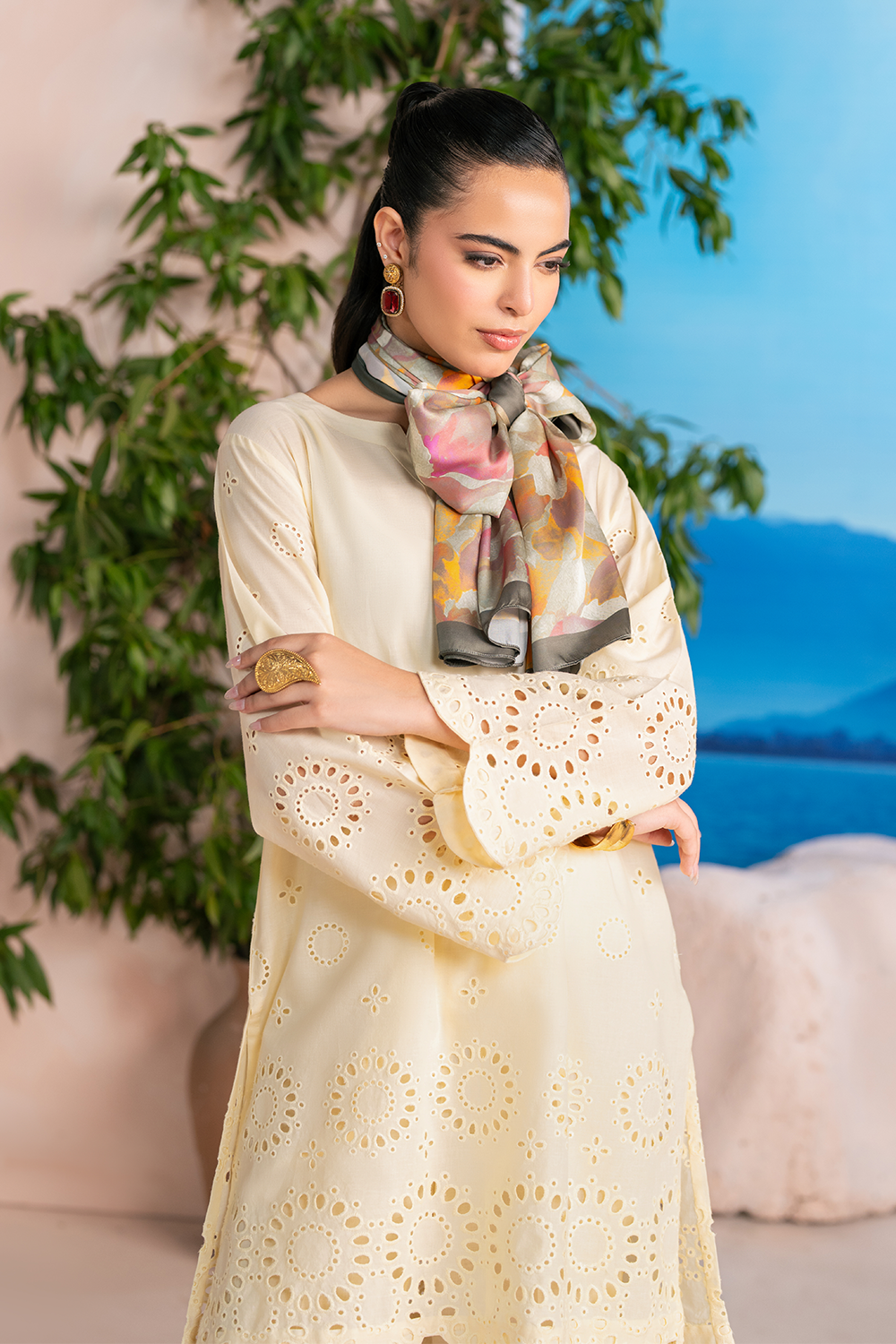 Schiffli 3PC | Lemon