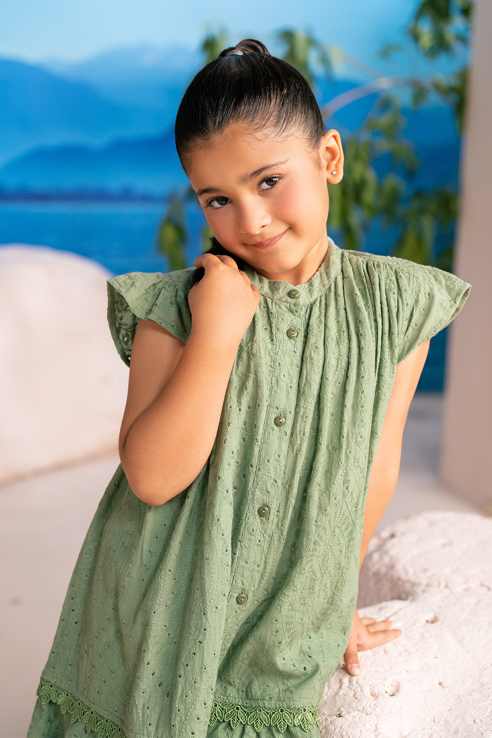 Long Frock | Sage Green