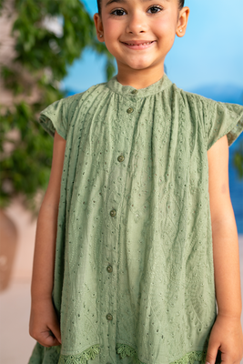 Long Frock | Sage Green