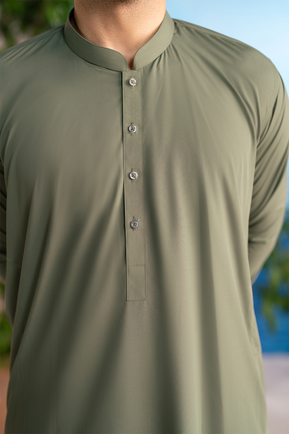 Olive Green | Shalwar Kameez