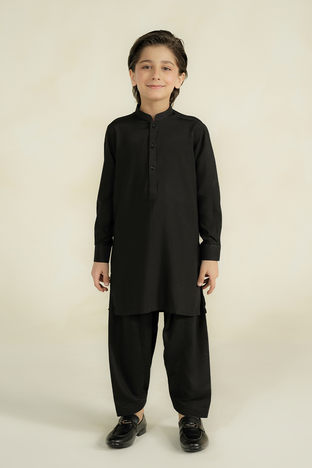 KIDS SHALWAR KAMEEZ | JET BLACK