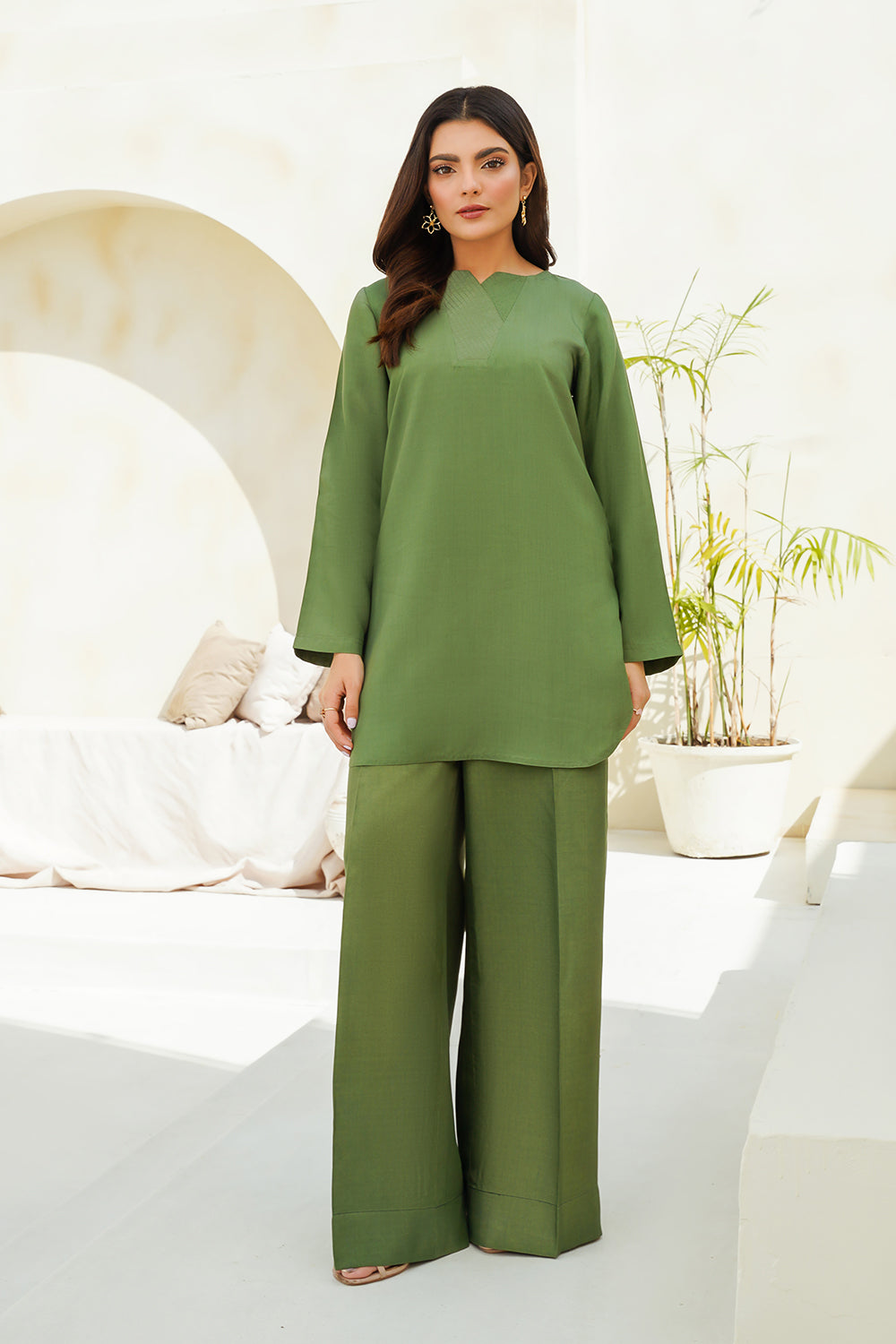 SOLIDS CO-ORD | MOSSY OLIVE