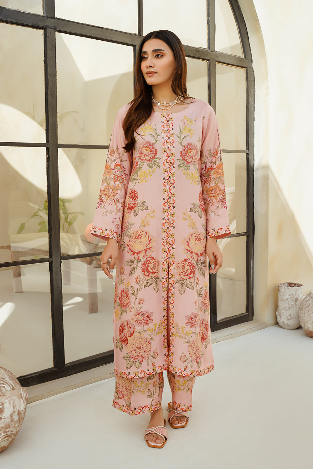 PRINTED CO-ORD | SAPPHIRE PINK