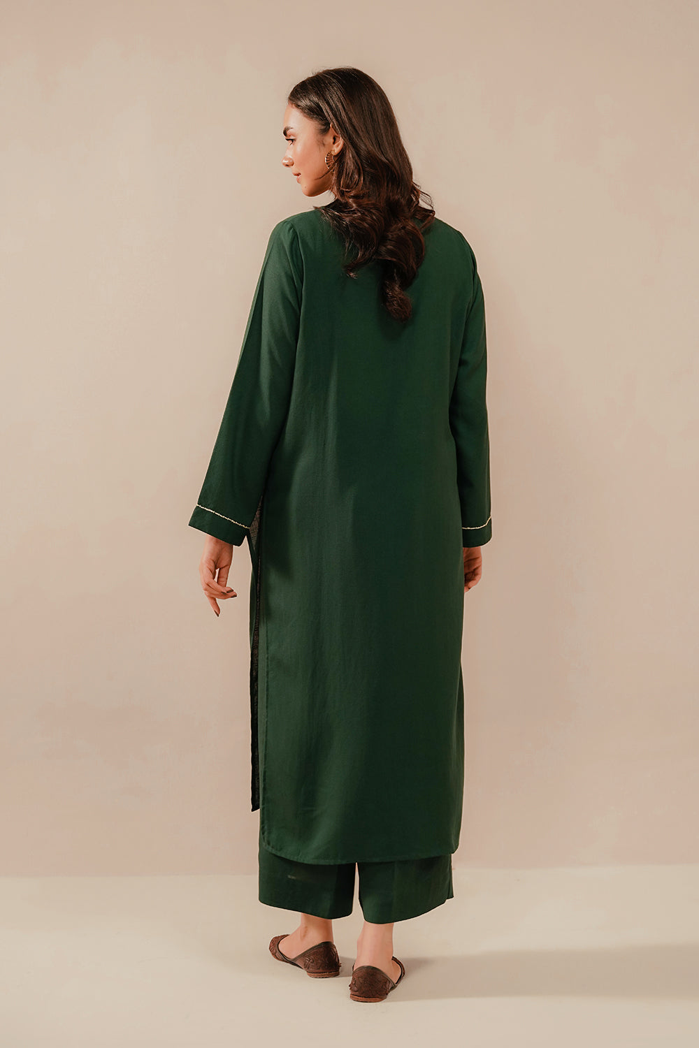 EMBROIDERED CO-ORD | JADE GREEN