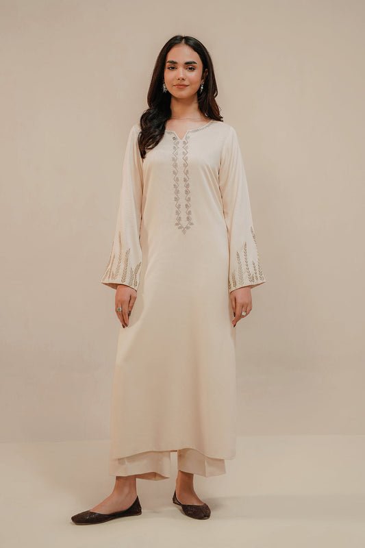 EMBROIDERED CO-ORD | IVORY WHITE 1000