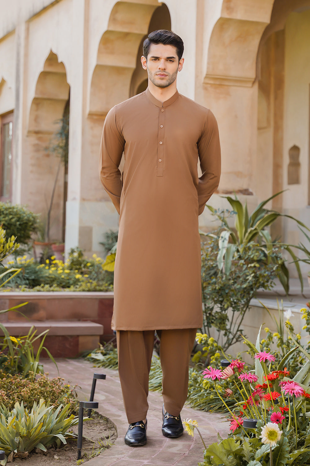 SHALWAR KAMEEZ FOR MEN | COFFEE BROWN