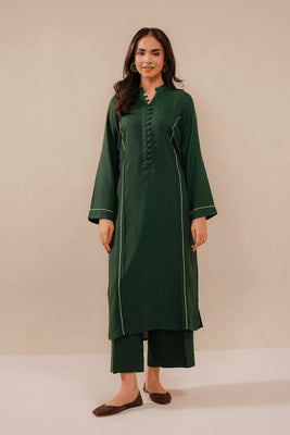 EMBROIDERED CO-ORD | JADE GREEN