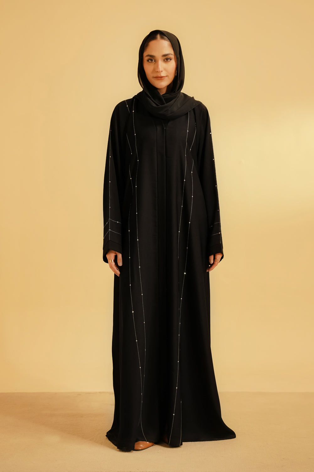 Embellished Abaya | Black