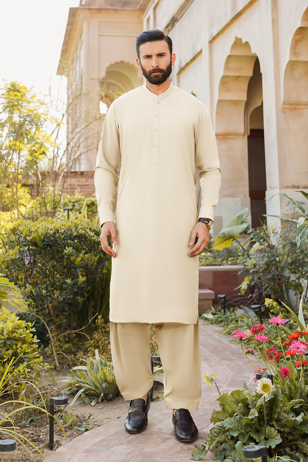 SHALWAR KAMEEZ FOR MEN | CREAMY WHITE