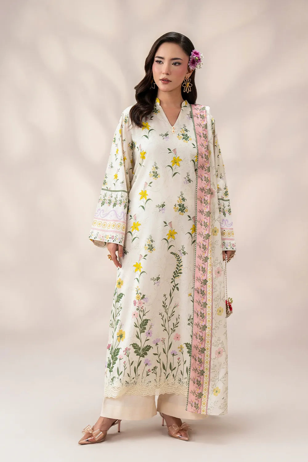 Roselle — Ivory Wildflower 3-Piece Set
