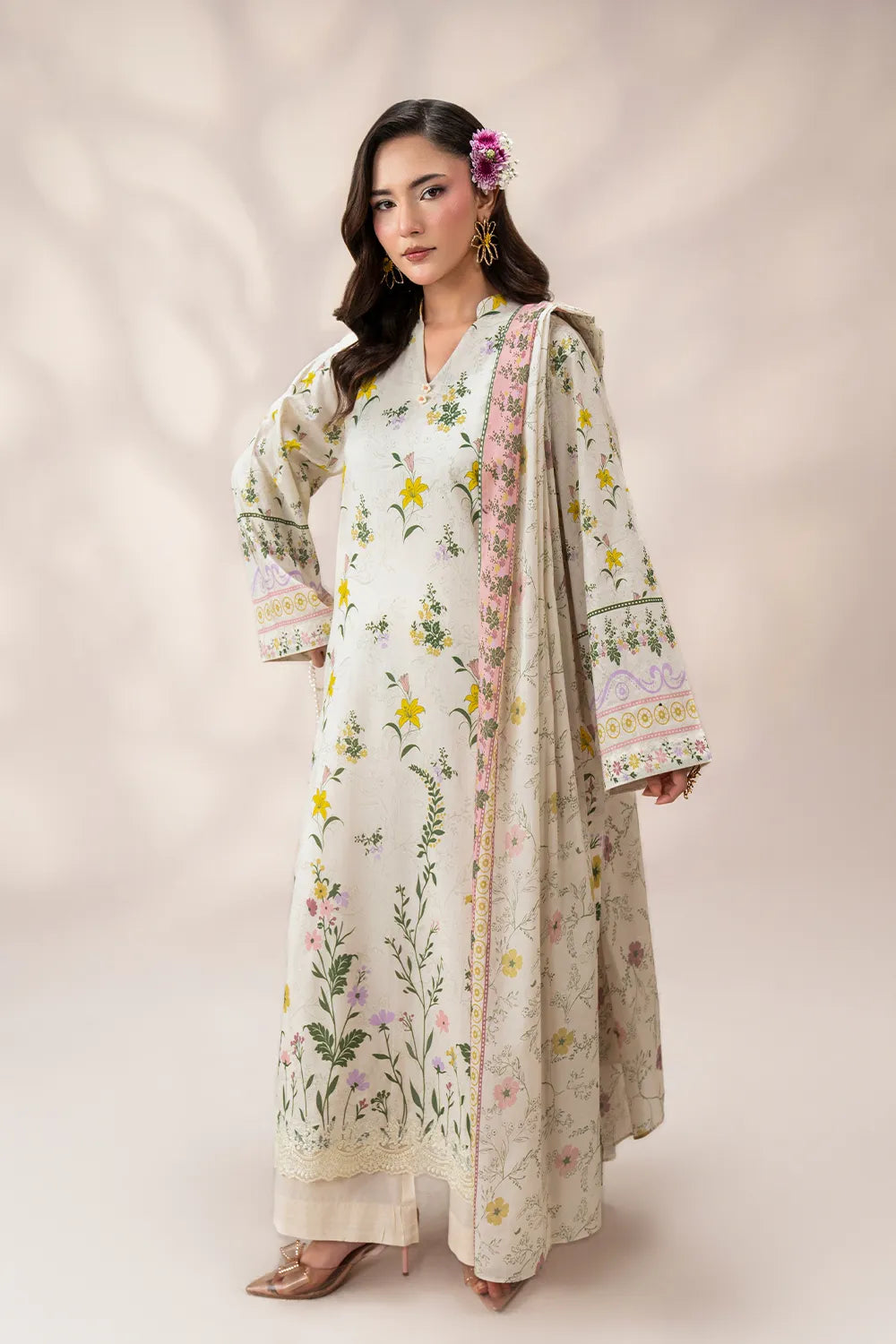 Roselle — Ivory Wildflower 3-Piece Set