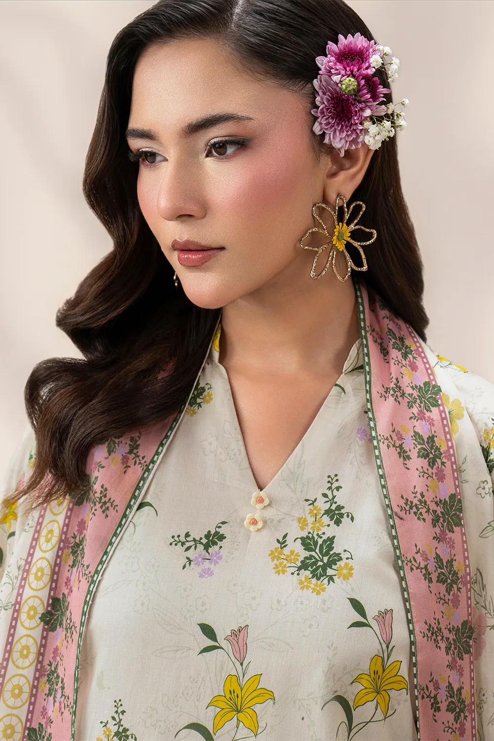 Roselle — Ivory Wildflower 3-Piece Set