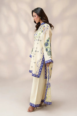 Viola — Ivory & Cobalt Floral 3-Piece Set